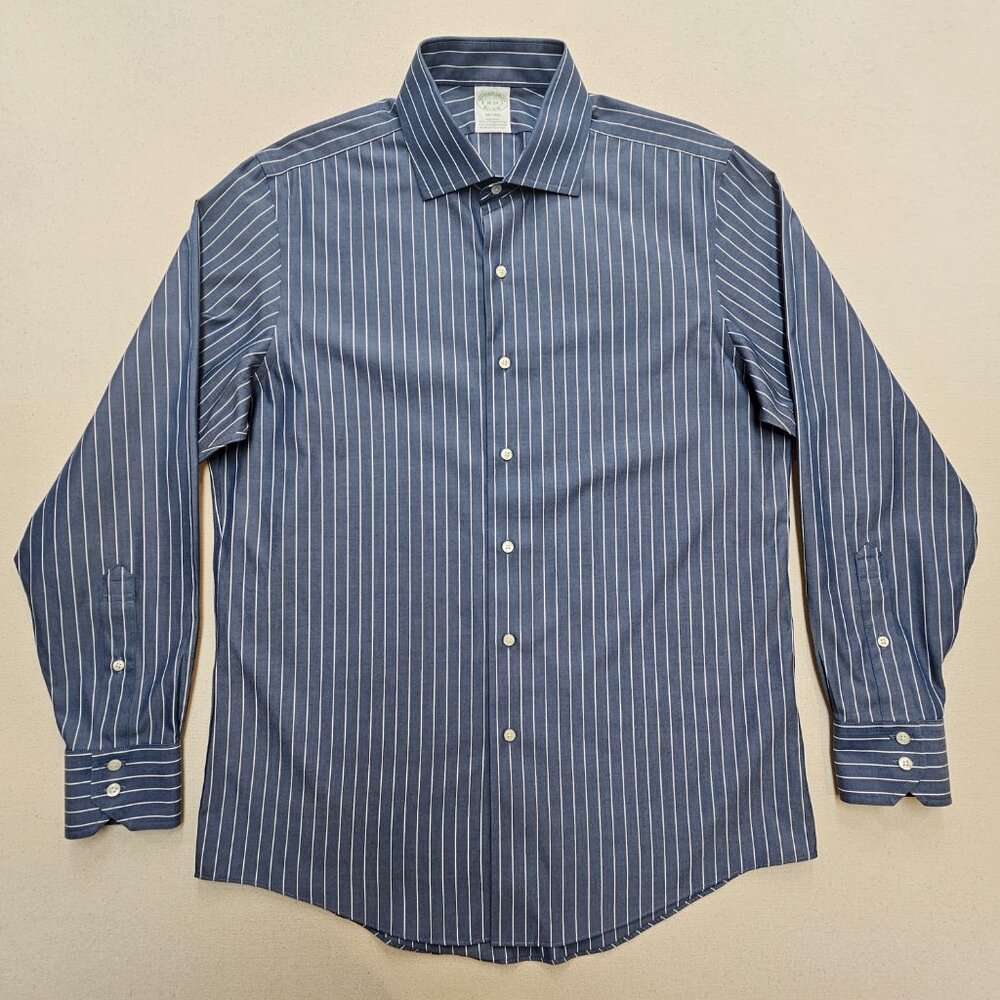 Brooks Brothers Milano Non-Iron Button Down 16 - Picture 2 of 7